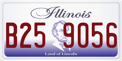 IL license plate B259056