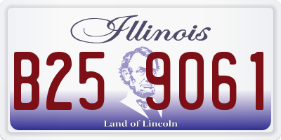 IL license plate B259061