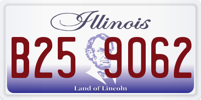 IL license plate B259062