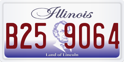 IL license plate B259064