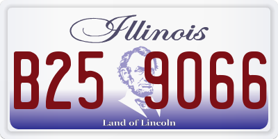 IL license plate B259066