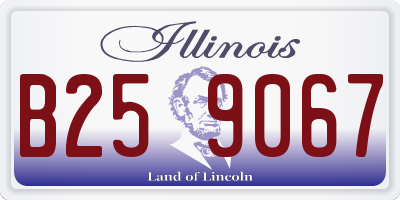 IL license plate B259067