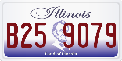 IL license plate B259079