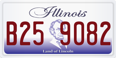 IL license plate B259082