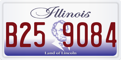 IL license plate B259084