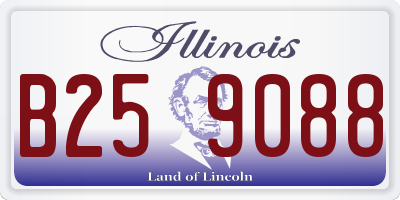 IL license plate B259088