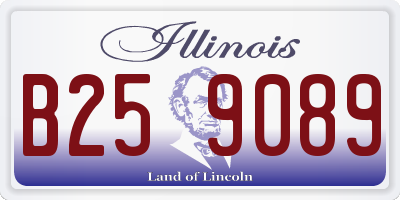 IL license plate B259089