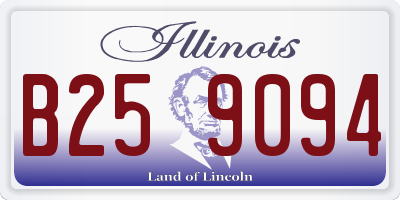 IL license plate B259094