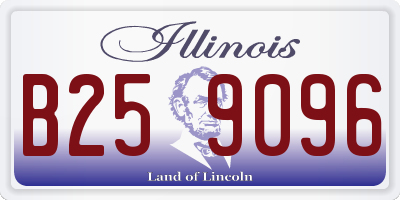 IL license plate B259096