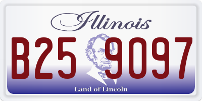 IL license plate B259097