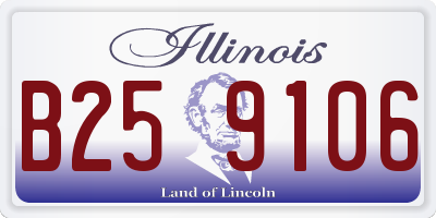 IL license plate B259106