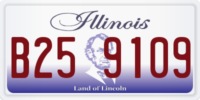 IL license plate B259109