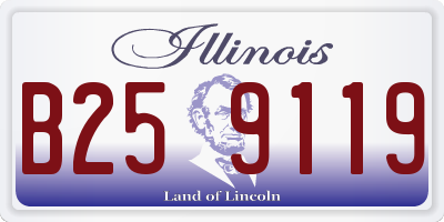 IL license plate B259119