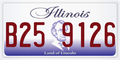 IL license plate B259126