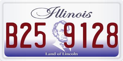 IL license plate B259128