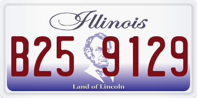 IL license plate B259129