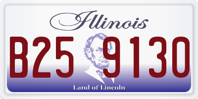 IL license plate B259130