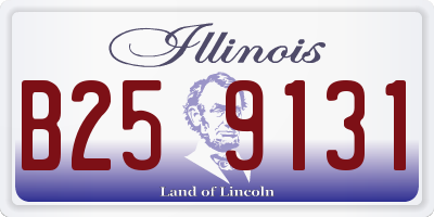 IL license plate B259131