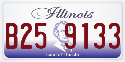 IL license plate B259133