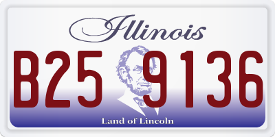 IL license plate B259136