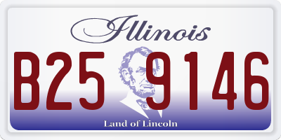 IL license plate B259146