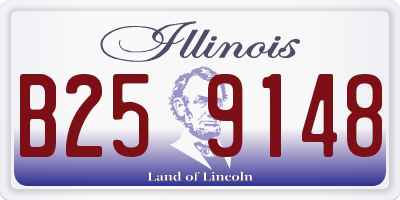 IL license plate B259148