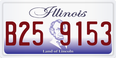 IL license plate B259153