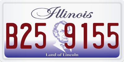 IL license plate B259155