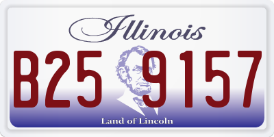 IL license plate B259157