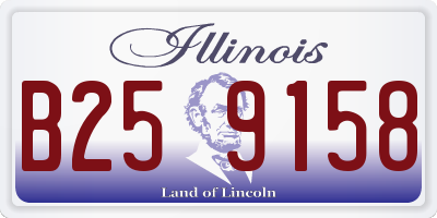 IL license plate B259158