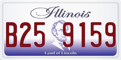 IL license plate B259159