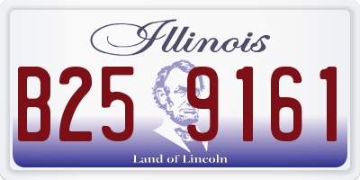 IL license plate B259161