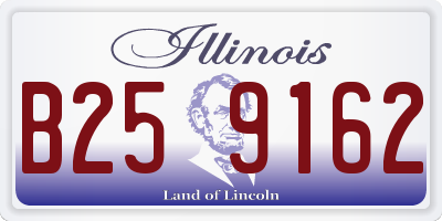IL license plate B259162
