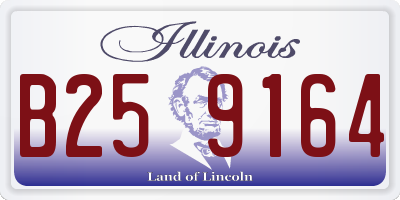 IL license plate B259164