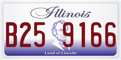 IL license plate B259166