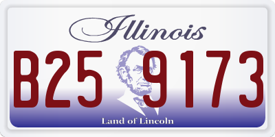 IL license plate B259173