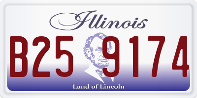 IL license plate B259174