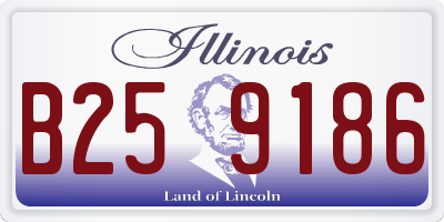 IL license plate B259186