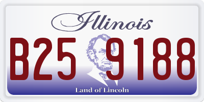 IL license plate B259188
