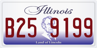 IL license plate B259199