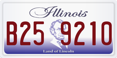 IL license plate B259210