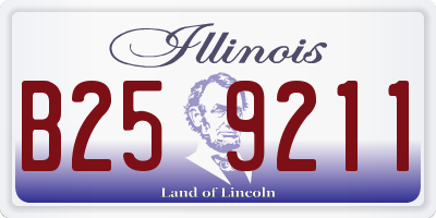IL license plate B259211