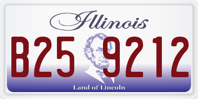 IL license plate B259212