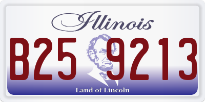 IL license plate B259213
