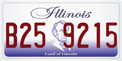 IL license plate B259215