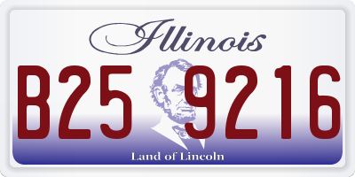 IL license plate B259216
