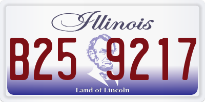 IL license plate B259217