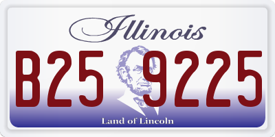 IL license plate B259225