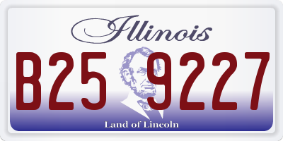 IL license plate B259227