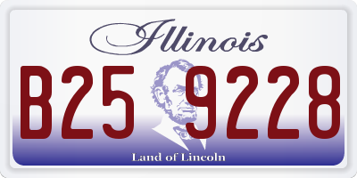 IL license plate B259228